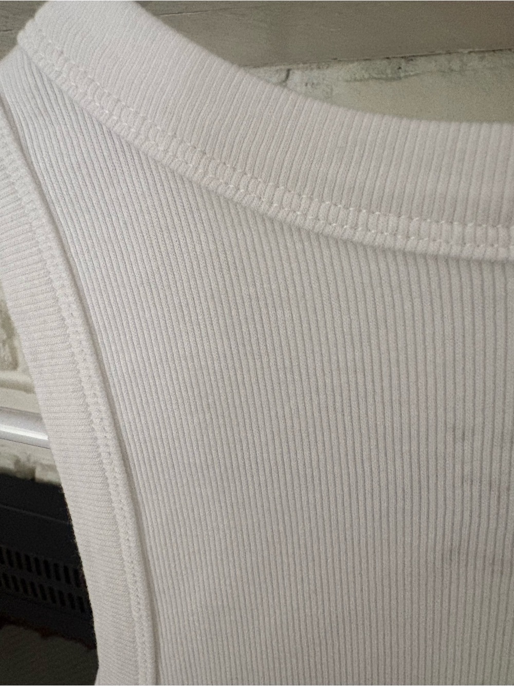 a new day White Ribbed Crewneck Tank Top - Picture 4 of 4